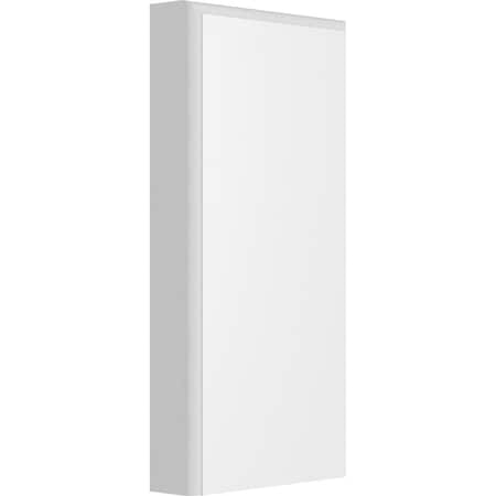 Standard Foster Plinth Block With Rounded Edge, 4W X 8H X 1P